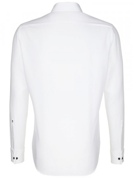 SEIDENSTICKER Tailored Fit Camicia Bianco Business Kent Popeline