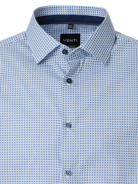 VENTI Regular Fit Camicia Azzurro Kent Popeline - Vista 1