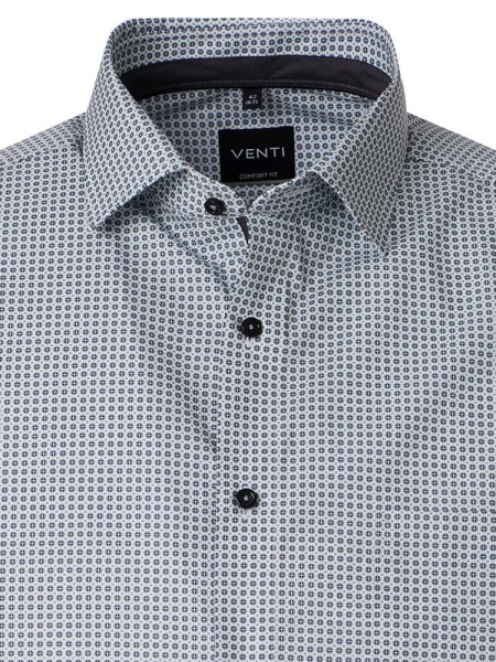 VENTI Regular Fit Camicia Grigio Kent Popeline - Vista 1