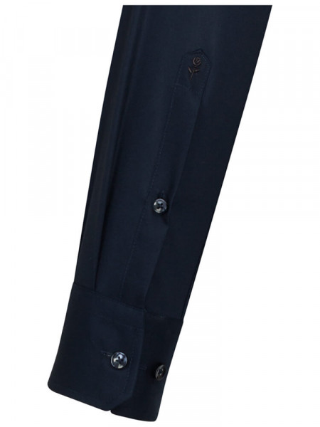 SEIDENSTICKER Regular Fit Camicia Marino Business Kent Popeline - Vista 1