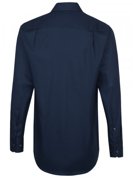 SEIDENSTICKER Regular Fit Camicia Marino Business Kent Struktur