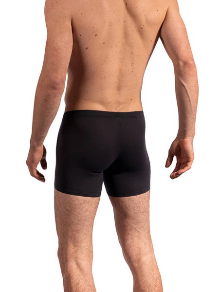 OLAF BENZ Regular Fit Nero Microfaser