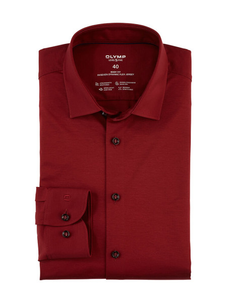 Camicia in jersey OLYMP Level Five 24/Seven body fit
