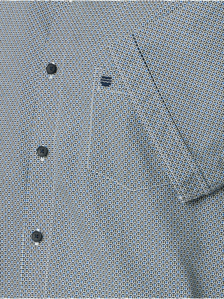 REDMOND Regular Fit Camicia Antracite Kent Print - Vista 2