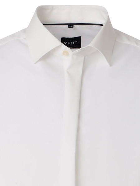 VENTI Comfort Fit Camicia Beige chiaro Kent Popeline - Vista 1