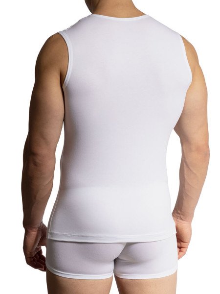 OLAF BENZ Regular Fit Bianco Feinripp