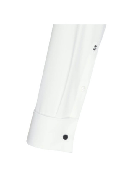 SEIDENSTICKER Slim Fit Camicia Beige chiaro Business Kent Twill - Vista 3