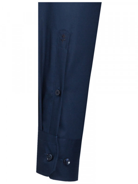 SEIDENSTICKER Regular Fit Camicia Marino Business Kent Popeline - Vista 1