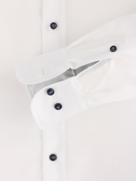CASAMODA Comfort Fit Camicia Bianco Kent Struktur - Vista 2