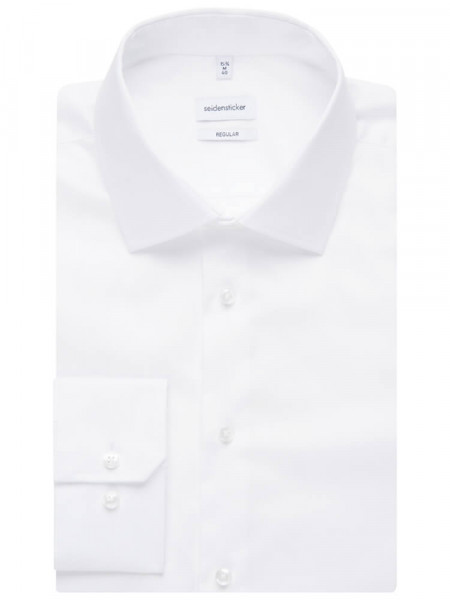 SEIDENSTICKER Regular Fit Camicia Bianco Business Kent Original - Vista 4