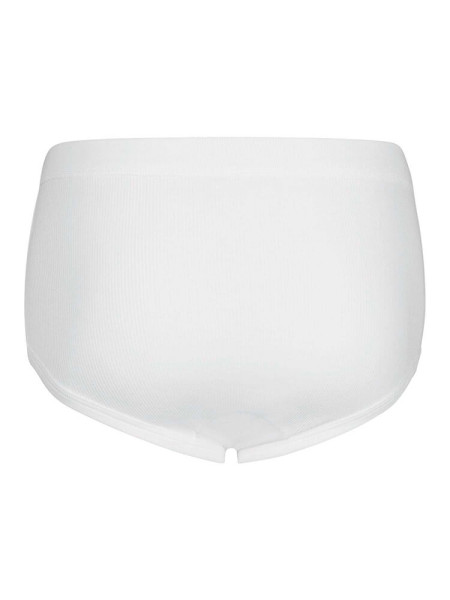 HUBER Regular Fit Bianco Doppelrippenstich