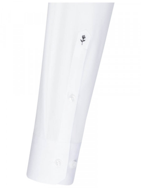 SEIDENSTICKER Regular Fit Camicia Bianco Button-Down Popeline - Vista 1