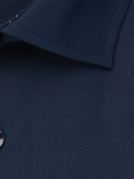 SEIDENSTICKER Tailored Fit Camicia Marino Business Kent Popeline - Vista 3