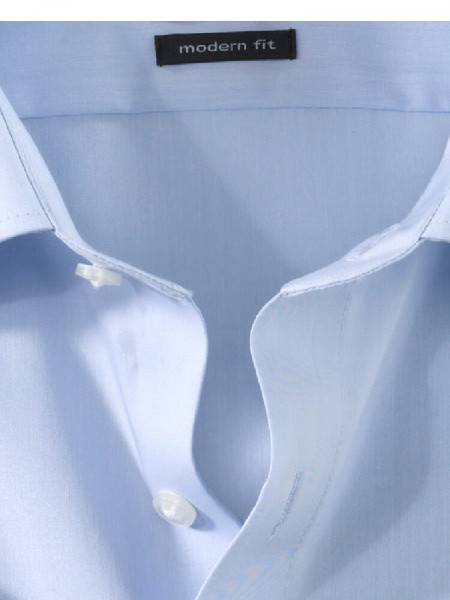 OLYMP Regular Fit Camicia Azzurro New Kent Chambray - Vista 1