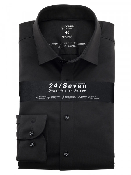 Camicia in jersey OLYMP Level Five 24/Seven body fit