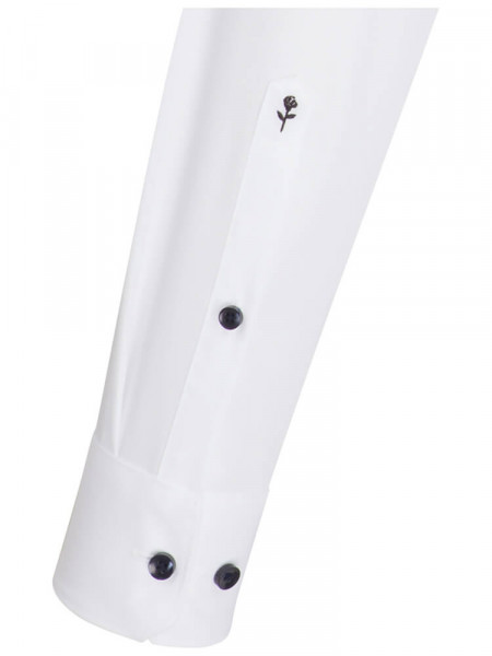 SEIDENSTICKER Tailored Fit Camicia Bianco Business Kent Popeline - Vista 1