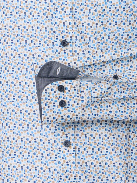 CASAMODA Regular Fit Camicia Marrone Button-Down Easy Care  - Vista 2