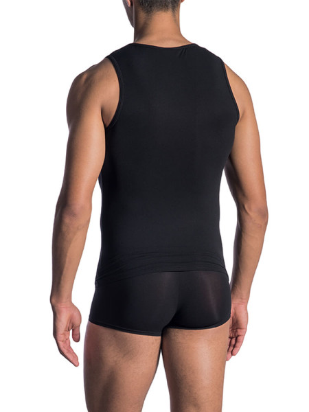 OLAF BENZ Regular Fit Nero Microfaser