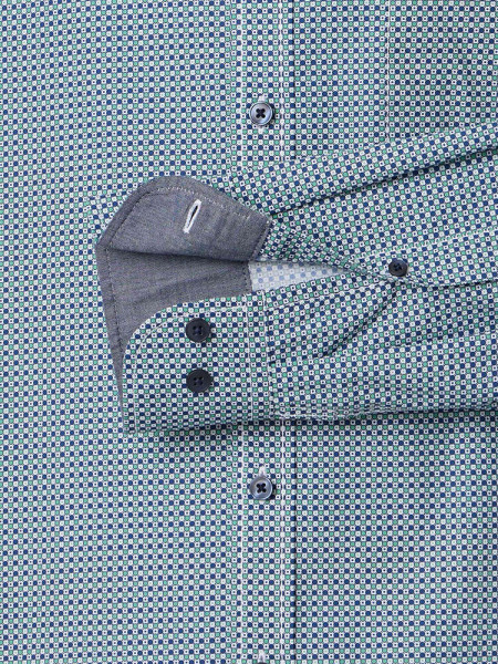 CASAMODA Comfort Fit Camicia Verde Kent Easy Care  - Vista 2