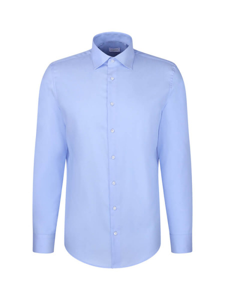 SEIDENSTICKER Slim Fit Camicia Azzurro New Kent Twill