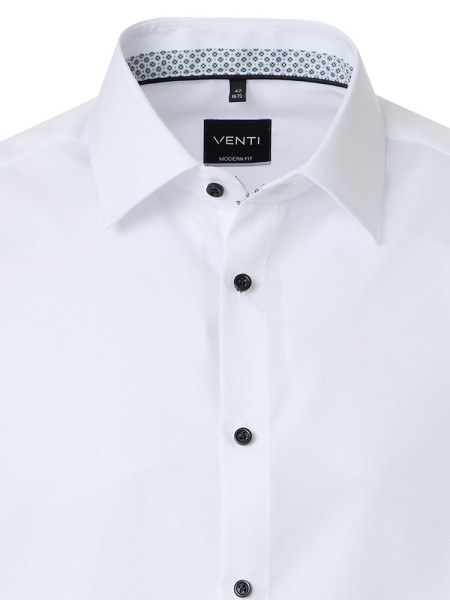 VENTI Regular Fit Camicia Bianco Kent Popeline - Vista 1