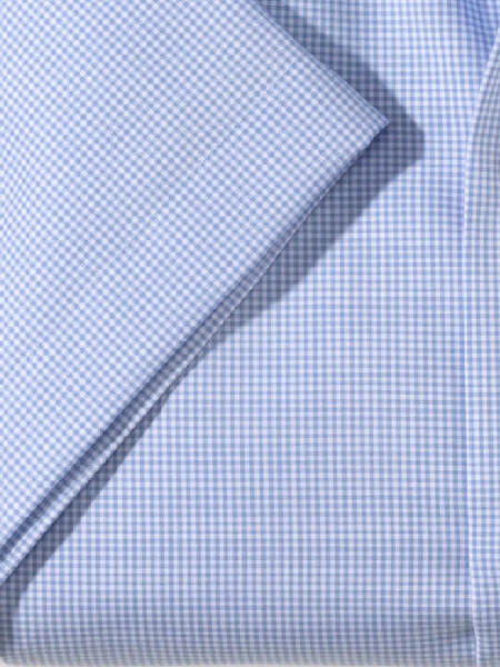 OLYMP Comfort Fit Camicia Blu medio New Kent Popeline - Vista 2