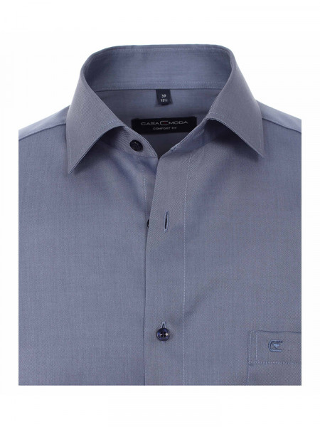 CASAMODA Comfort Fit Camicia Blu scuro Kent Twill - Vista 1