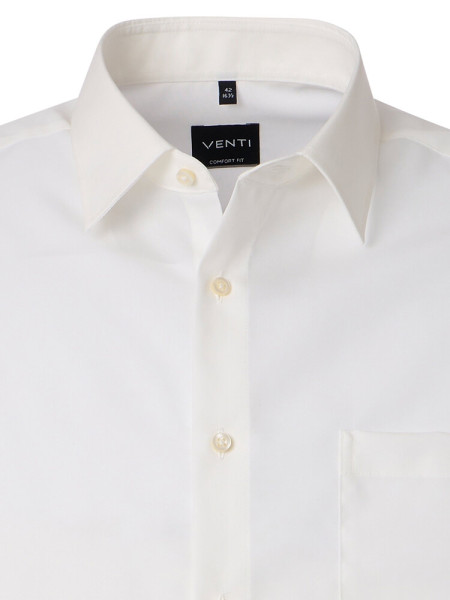 VENTI Comfort Fit Camicia Beige chiaro Kent Popeline - Vista 1