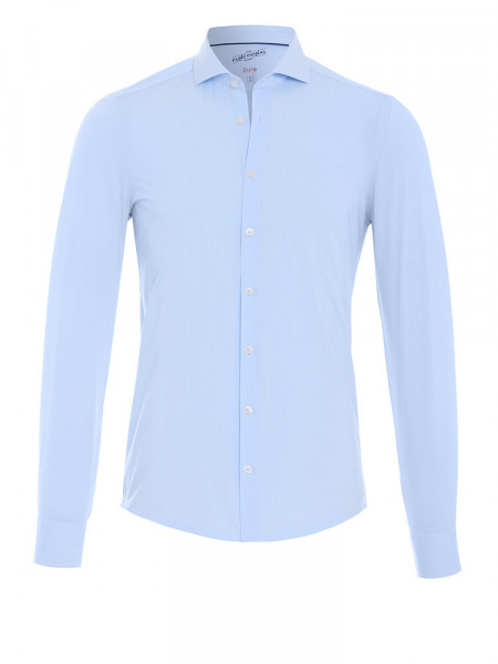 PURE Extra Slim Fit Camicia Azzurro Haifisch Jersey - Vista 1