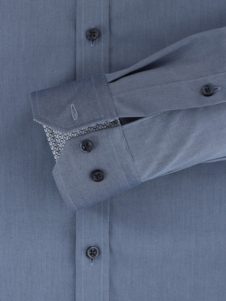 VENTI Slim Fit Camicia Blu medio Kent Easy Care  - Vista 2