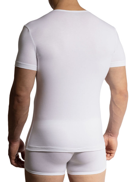 OLAF BENZ Regular Fit Bianco Feinripp