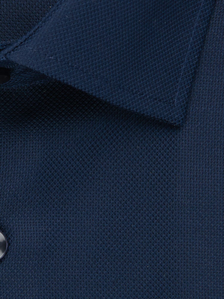 SEIDENSTICKER Regular Fit Camicia Marino Business Kent Struktur - Vista 3