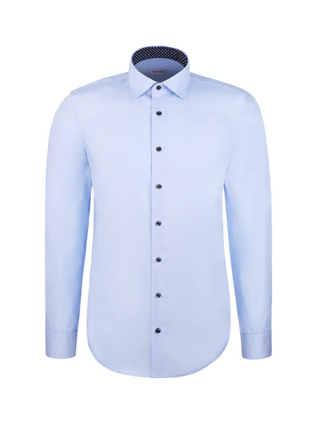SEIDENSTICKER Tailored Fit Camicia Azzurro New Kent Twill