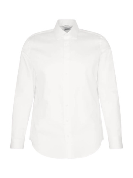 SEIDENSTICKER Extra Slim Fit Camicia Bianco New Kent Satin
